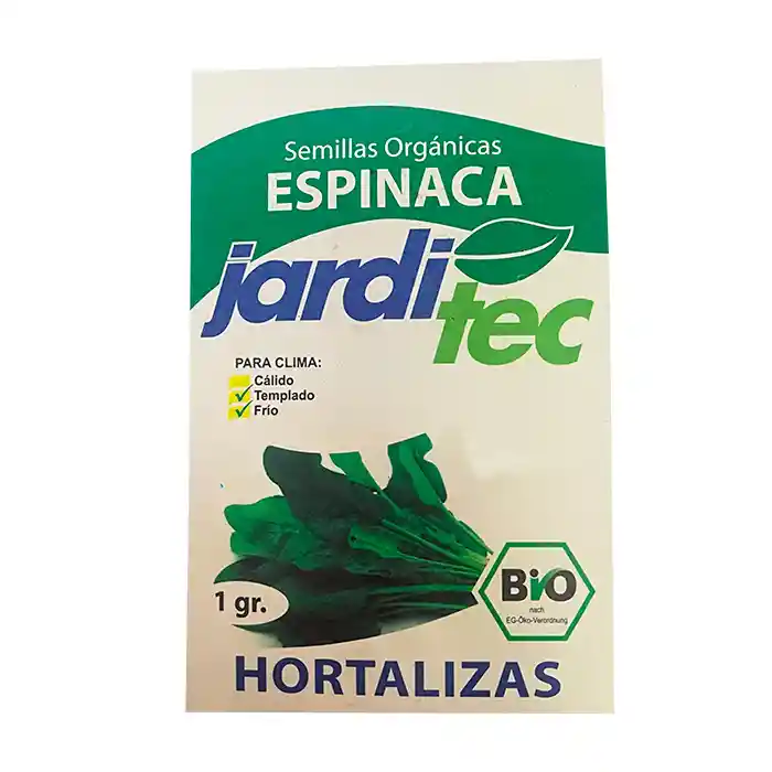 Semilla Organica Espinaca 1 G