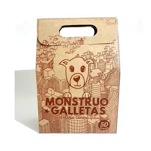 Galletas Monstruo Sabor Carne Y Espinaca 220 G