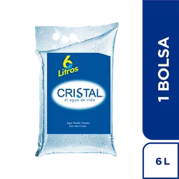 Agua Cristal Bolsa x 6L