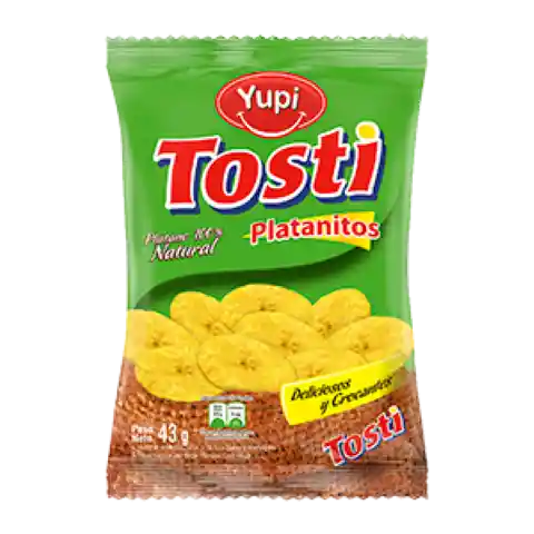 Yupi Tosti Platanitos Verdes