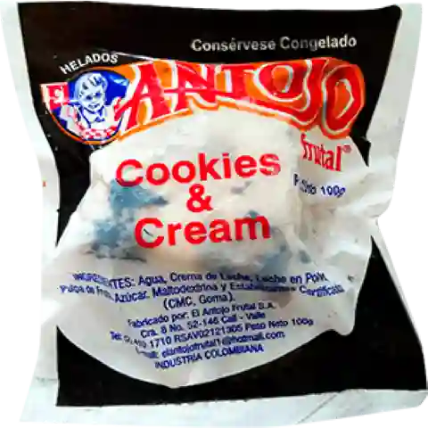 Antojo El Frutal Cookies & Cream
