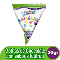 Golochips Gotitas de Chocolate con Sabor a Tutifruti