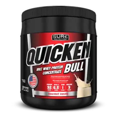 Quicken Bull Proteina Sabor Vainilla