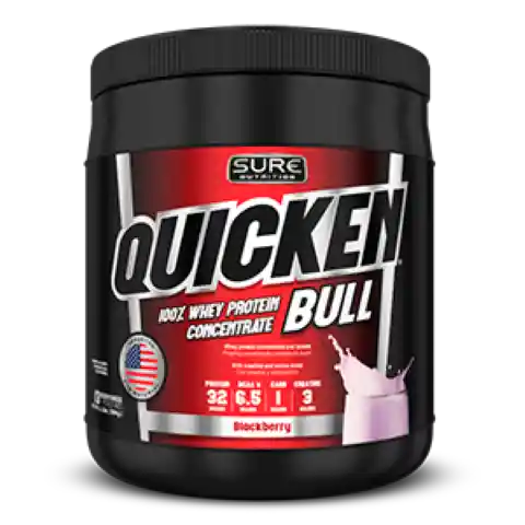 Quicken Bull Proteina Sabor A Mora