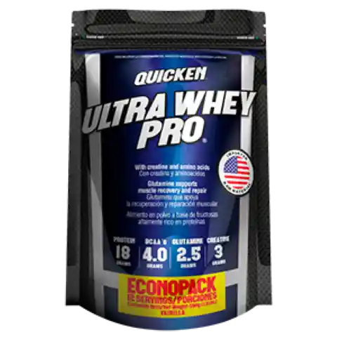 Quicken Protein Pro Ultra Whey Econopack Vainilla X 590G