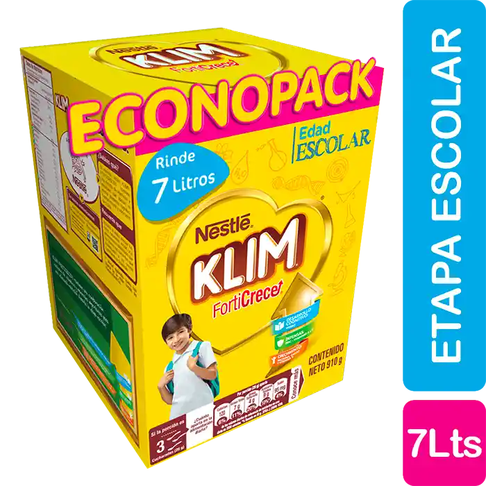 Klim Leche en Polvo Forticrece Etapa Escolar