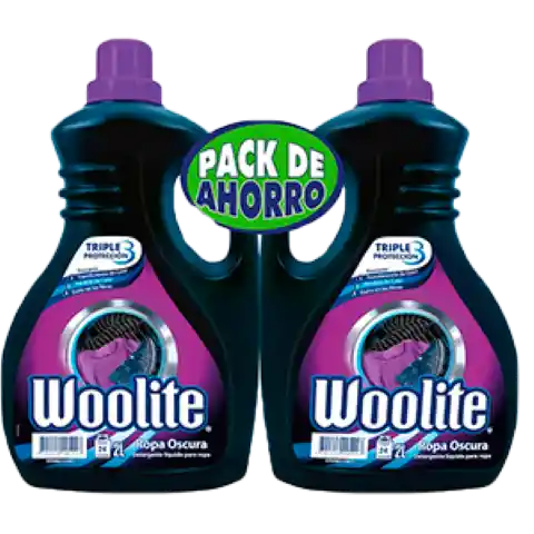 Woolite Detergente Ropa Oscura x 2 Unidades