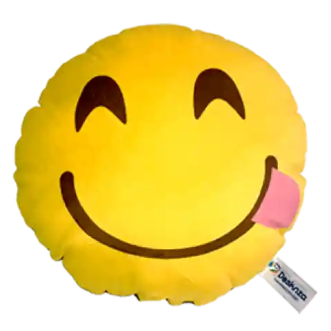 Desknza Cojin Emoticon Carita Feliz