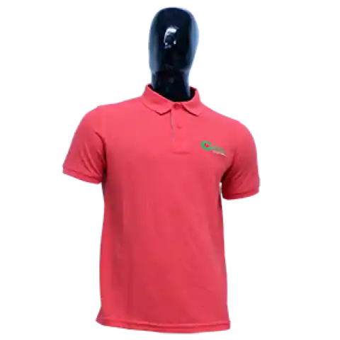 Camisa Tipo Polo Salmon M Copservir 