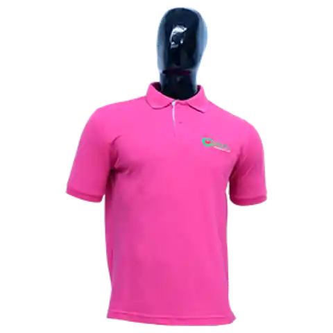 Camisa Tipo Polo Rosada Xs Copservir 