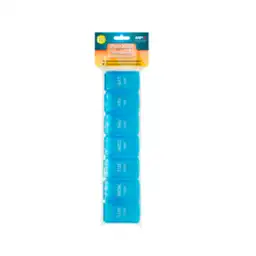 Pastillero Semanal Desmontable Azul