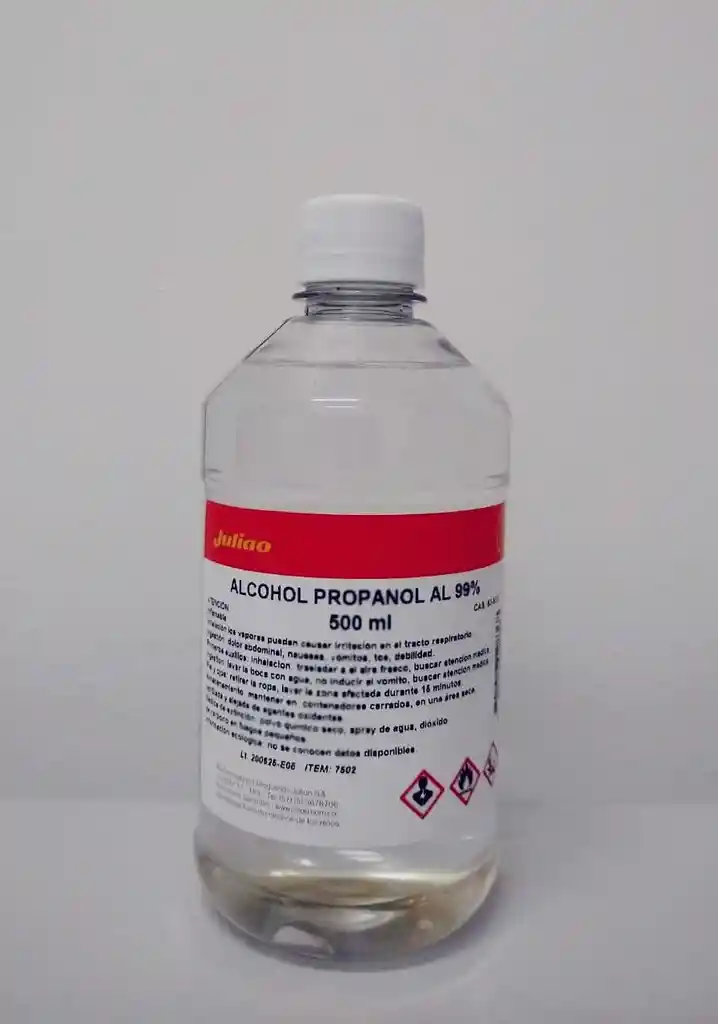 Alcohol Propanol X 500 Cc