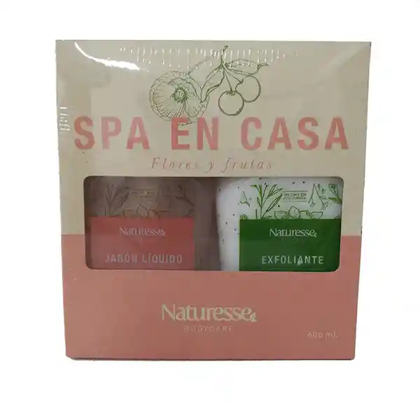 Naturesse Kit Spa En Casa Jabón Líquido Y Exfoliante