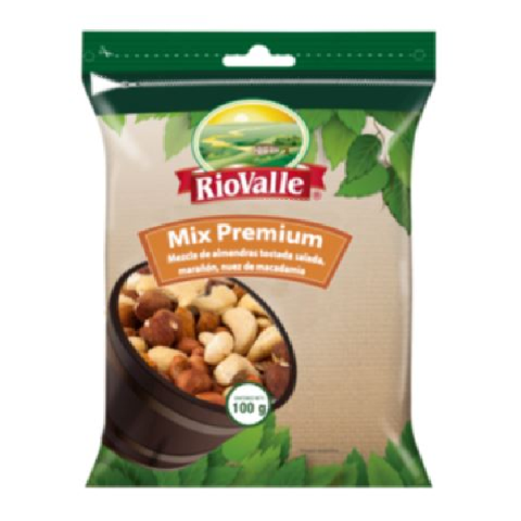 RioValle Mix Premium Frutos Secos. 100 g
