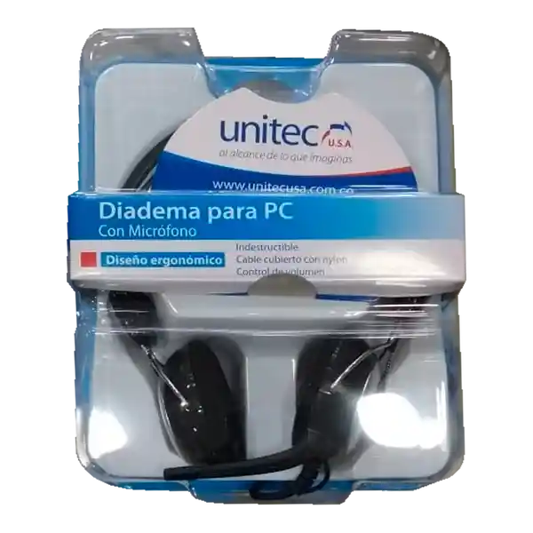 Unitec Diadema Para Pc Con Micrófono