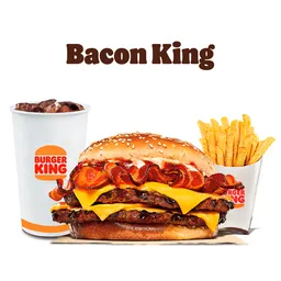 Combo Hamburguesa Bacon King 