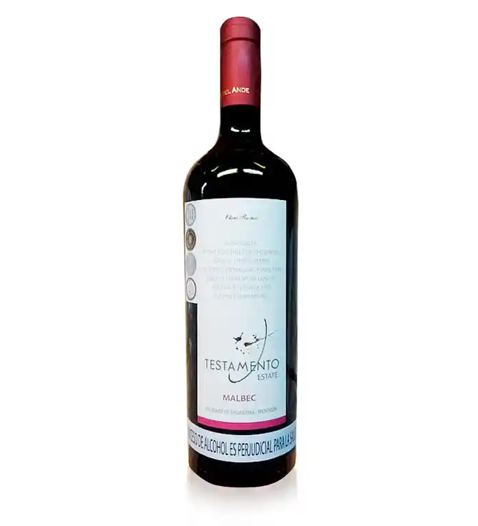 Vinos Testamento Vino Tinto Estate Malbec Botella