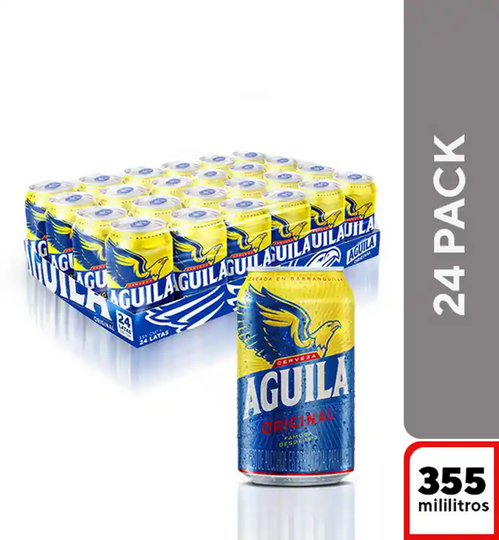 Aguila Cerveza Original - Lata 355Ml X24