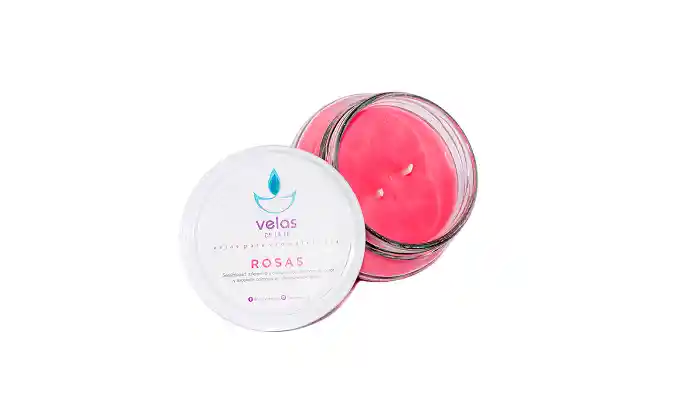 Vela Diamante Aroma Rosas