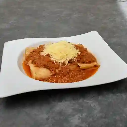 Boloñesa con Queso