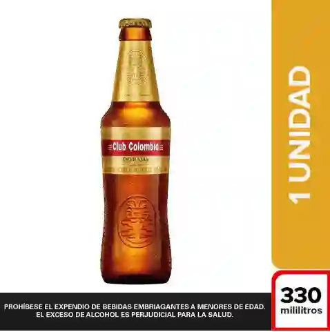Cerveza Club Colombia Dorada 330ml