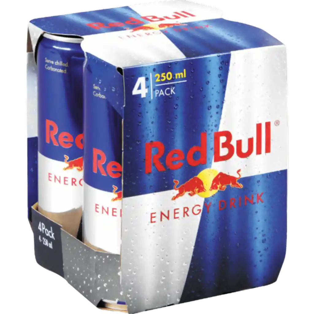 Red Bull 4 Pack X 250 Ml