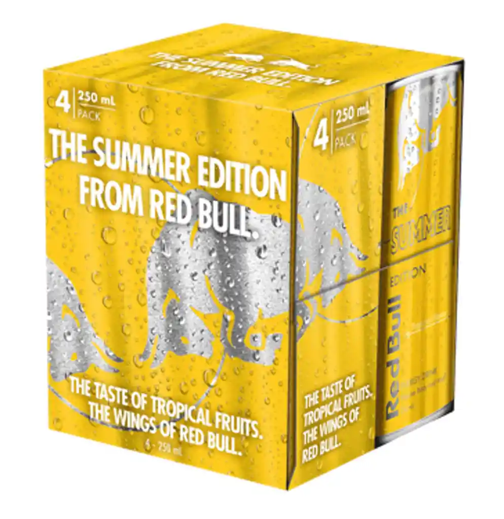 Red Bull 4 Pack Tropical X 250 Ml