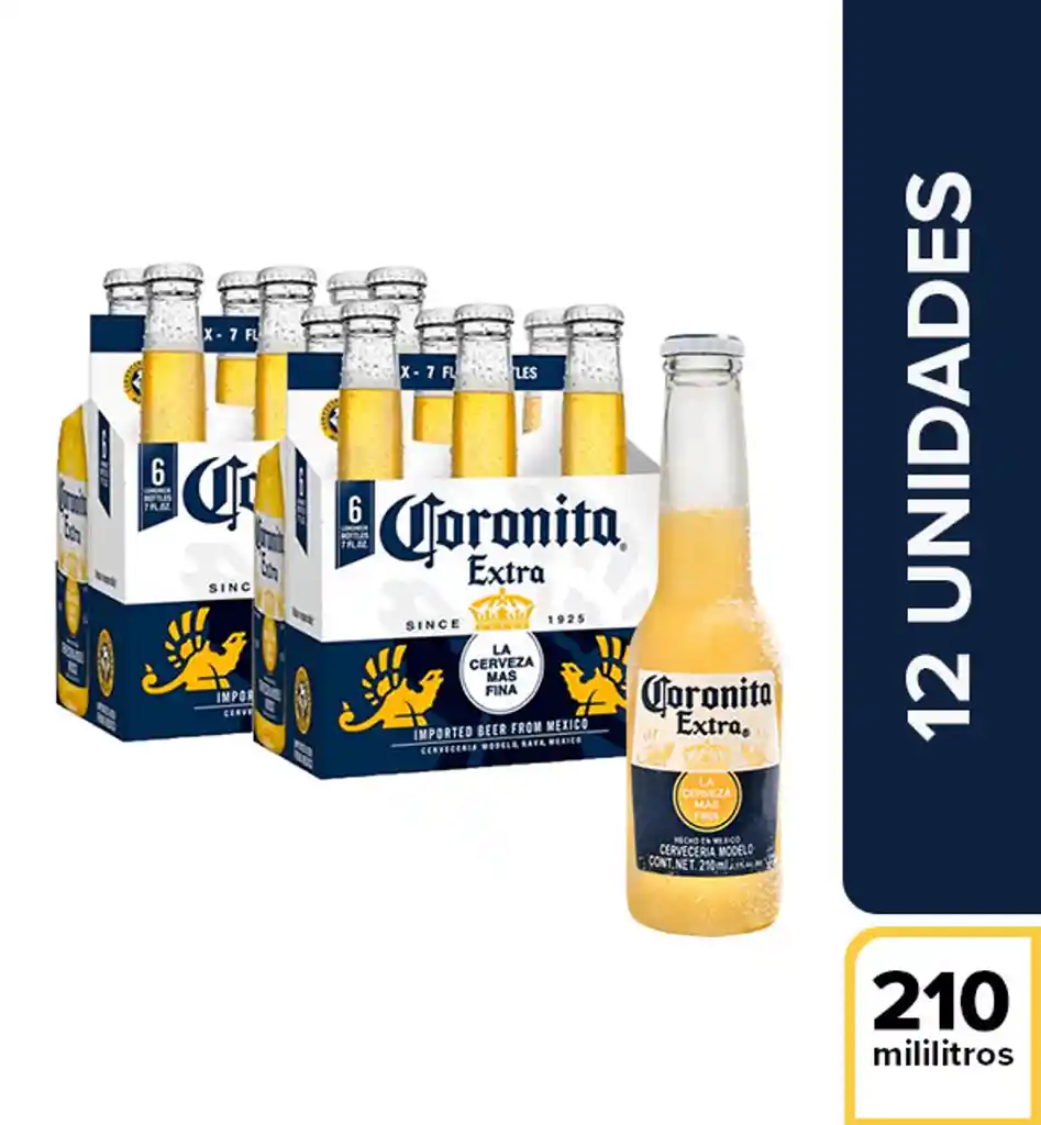 Coronita Corona Cerveza 12Pack En Botella