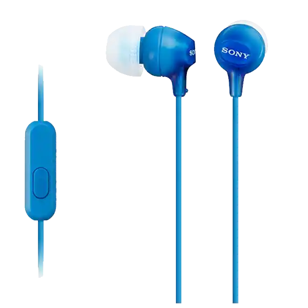 Sony Mdrex15Ap Audfonos Interno Ligeros Azul