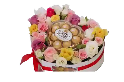 Caja Corazón Rosa Mini