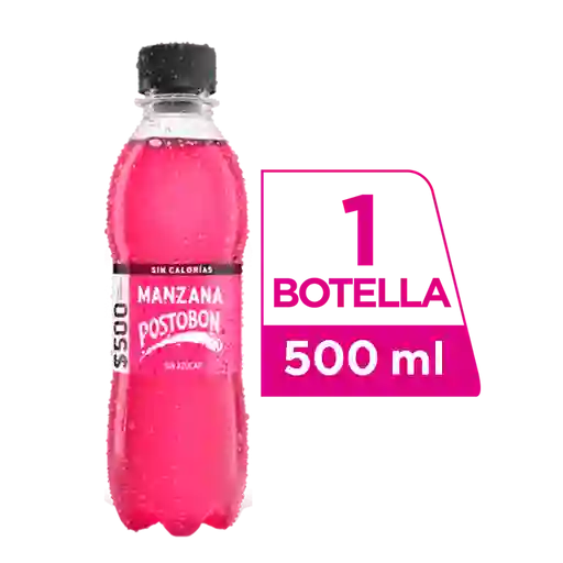 Postobón Manzana Sin Azúcar 500 ml
