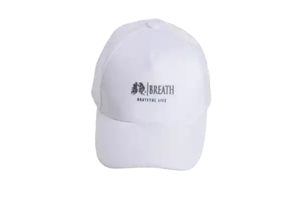 Gorra Blanca Grateful Life-Negra