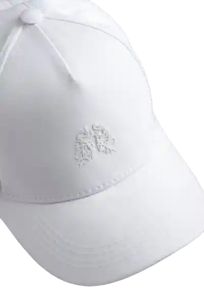 Gorra Blanca Estampado