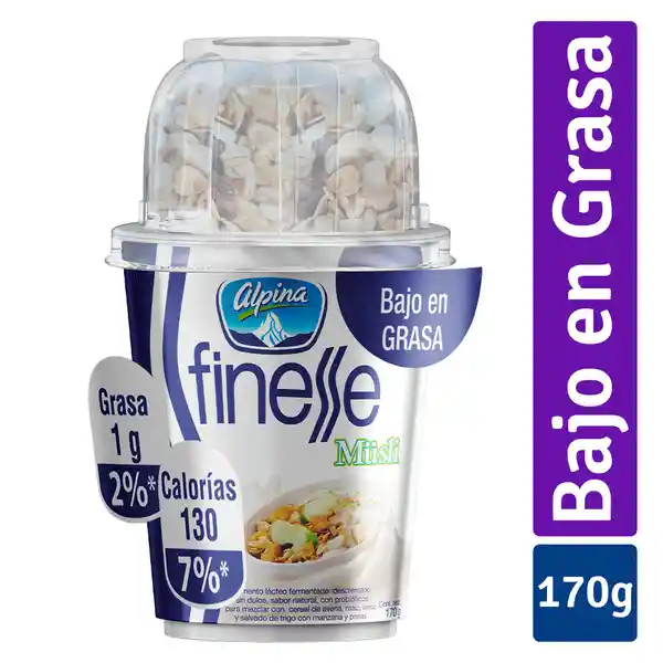 Finesse Yogurt Alimento Lácteo Natural