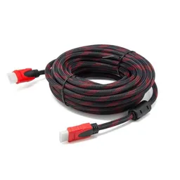 Cable Hdmi 10 Metros Doble Filtro Mallado Punta Dorada Nuevo