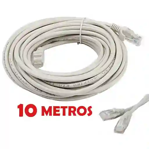 Cable De Red Rj45 Categoría 6 10 Mt