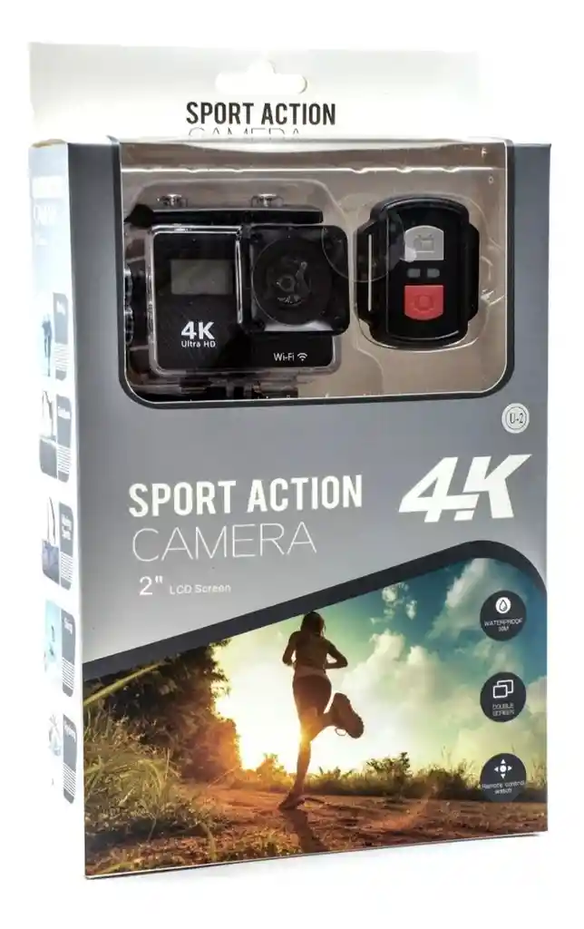 Camara 4k Full Hd 16mpx ,sumergible 30mts, Wifi