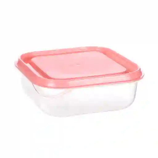 Miniso Tupper de Plastico Con Tapa de Colores 400 mL