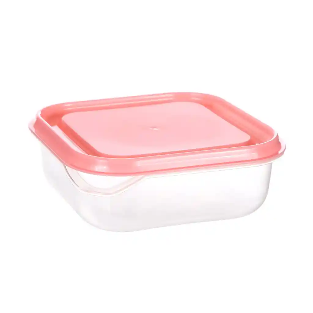 Miniso Tupper de Plastico Con Tapa de Colores 400 mL