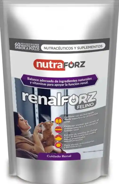 Renalforz felino x  60 bocados