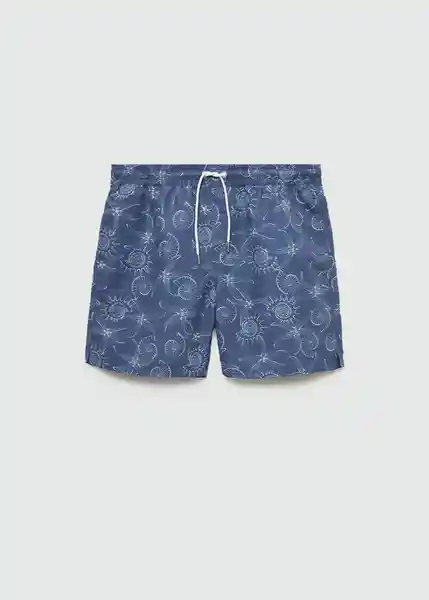 Short Bañador Caracol Navy Talla L Hombre Mango