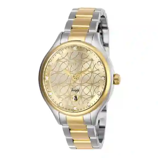 Invicta Reloj Angel Para Mujer 38 mm Acero Inox Dorado 7314