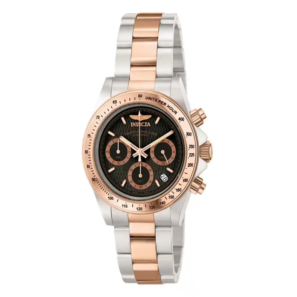 Invicta Reloj Speedway 39.5 Hombre Acero Inoxidable Oro Rosa