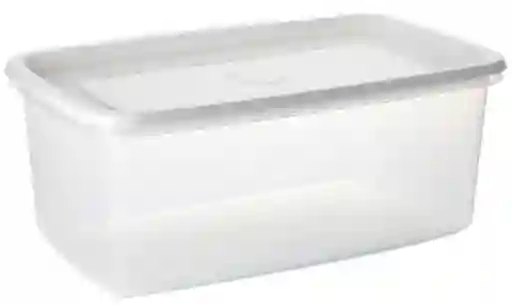 Estra Recipiente Rectangular Plus Blanco 2 L