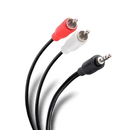 Cable Plug 3.5 mm a 2 Plug Rca de 15 cm