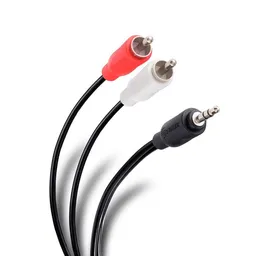 Cable Plug 3.5 mm a 2 Plug Rca de 1.8 m