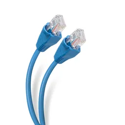 Cable de Red Utp Cat 5 de 90 cm Azul