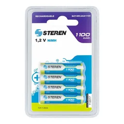 Pilas Recargables de Alta Capacidad Aaa Nimh 1100 Mah
