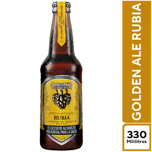 Artesanal de Bebidas Golden Ale Rubia 330 ml