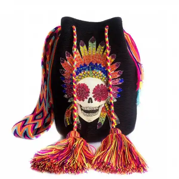 Wayuu Mochila Grande Con Cristales